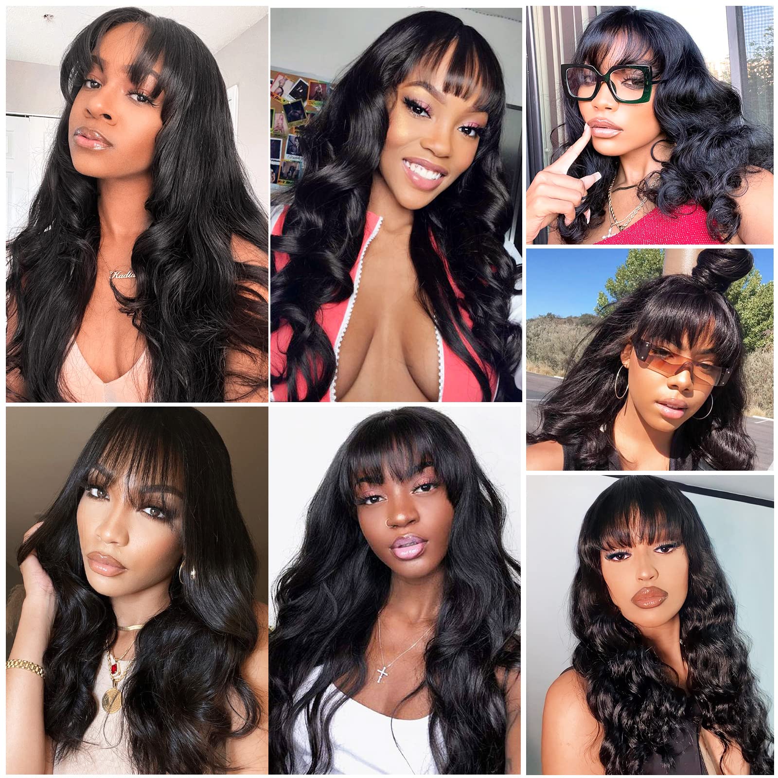 Lativ machine-made wig ready-to-wear with secure three-comb system.