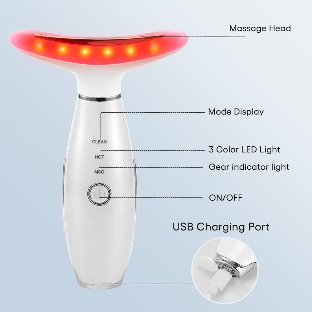 LATME massager with heat boosts circulation and potential skin glow.