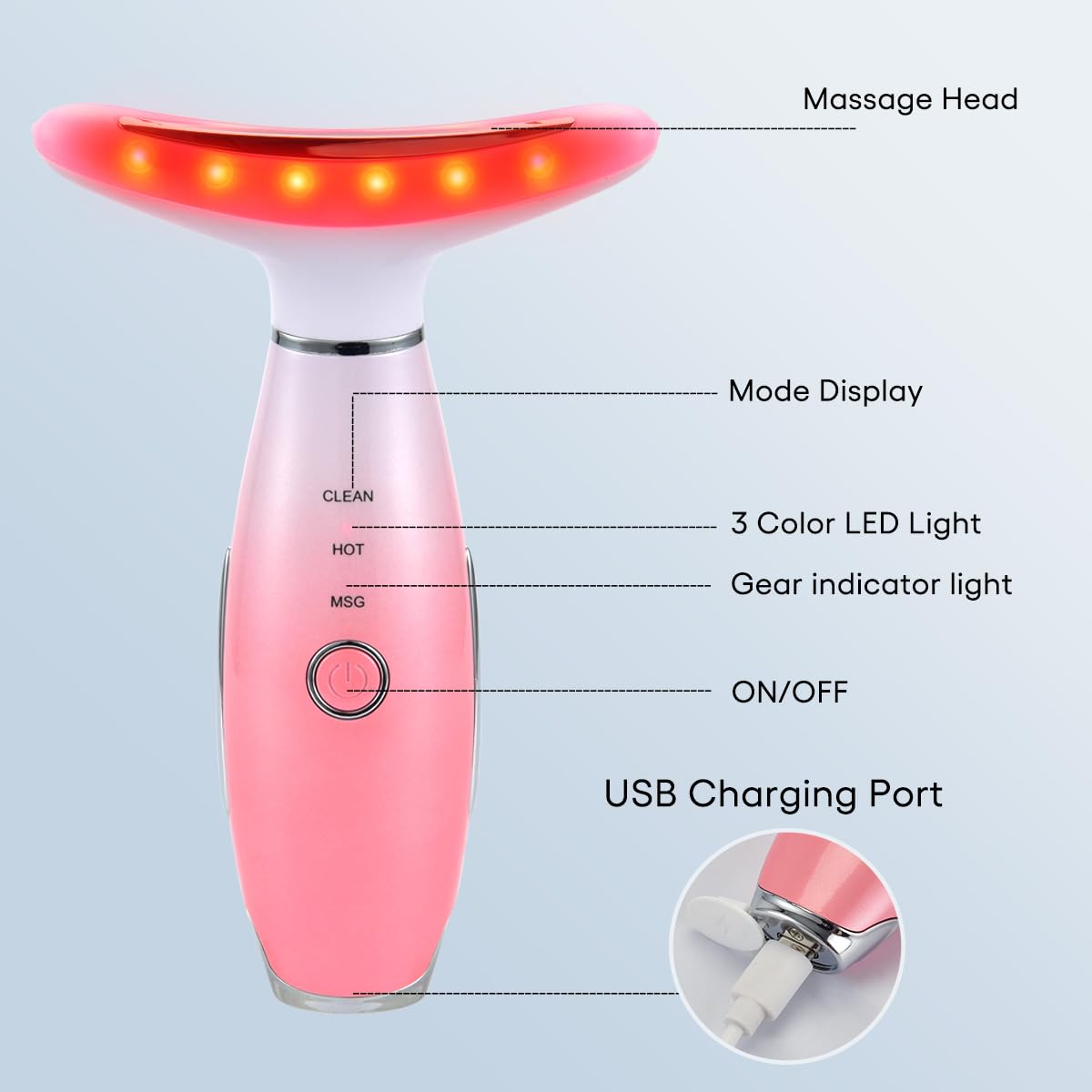 LATME massager supports a natural glow through improved circulation and skin vitality