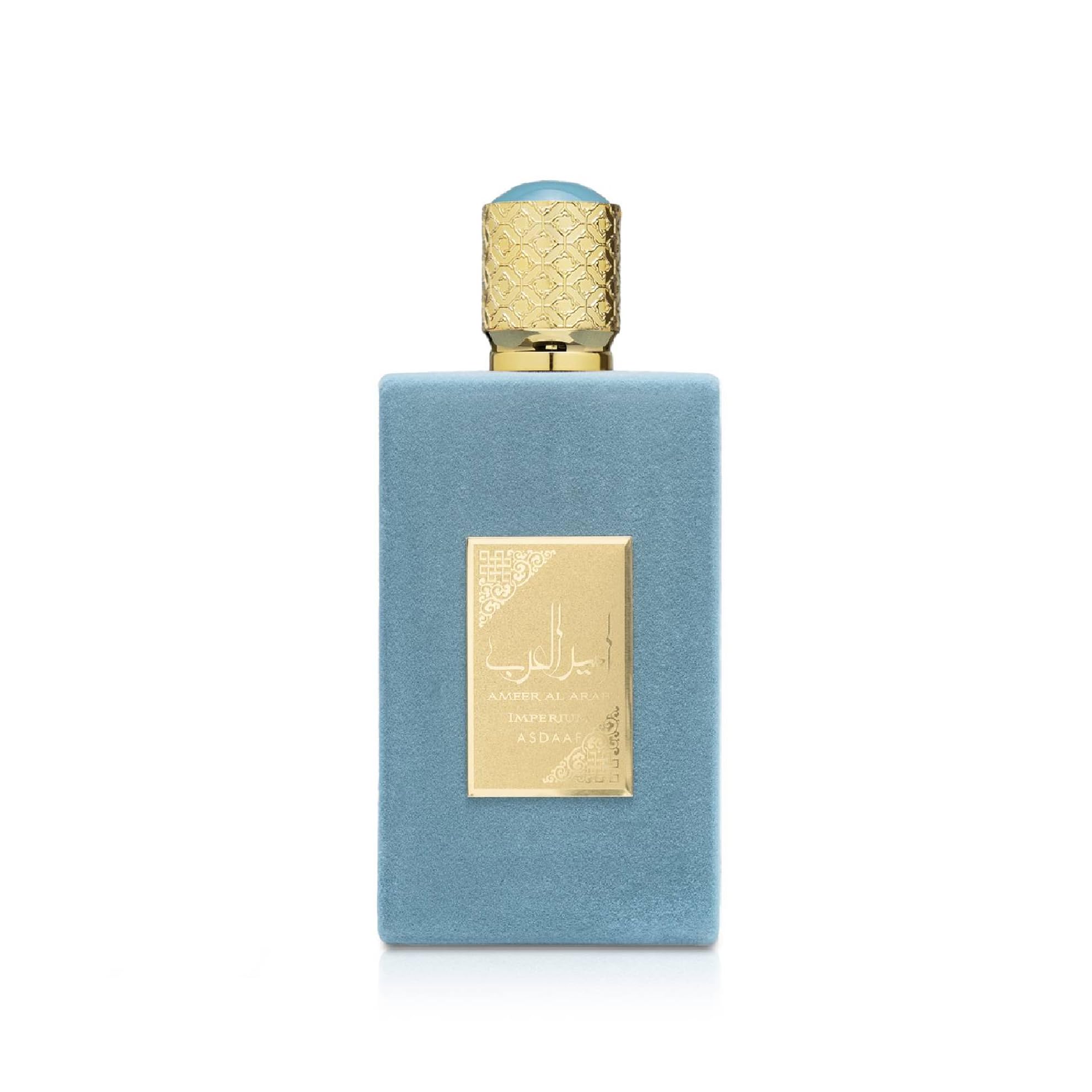 Lattafa Asdaaf Ameer Al Arab Imperium bottle offers refreshing notes for all-day confidence