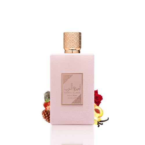 Lattafa Ameerat Al Arab Prive Rose mid-notes with roses and jasmine for feminine elegance
