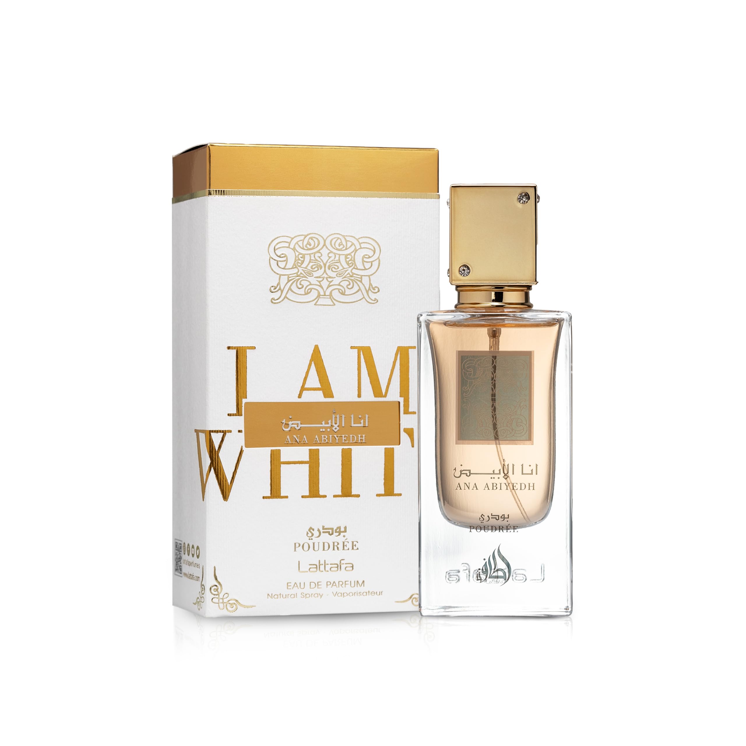 Lattafa Ana Abiyedh Poudree musk base for lasting aura