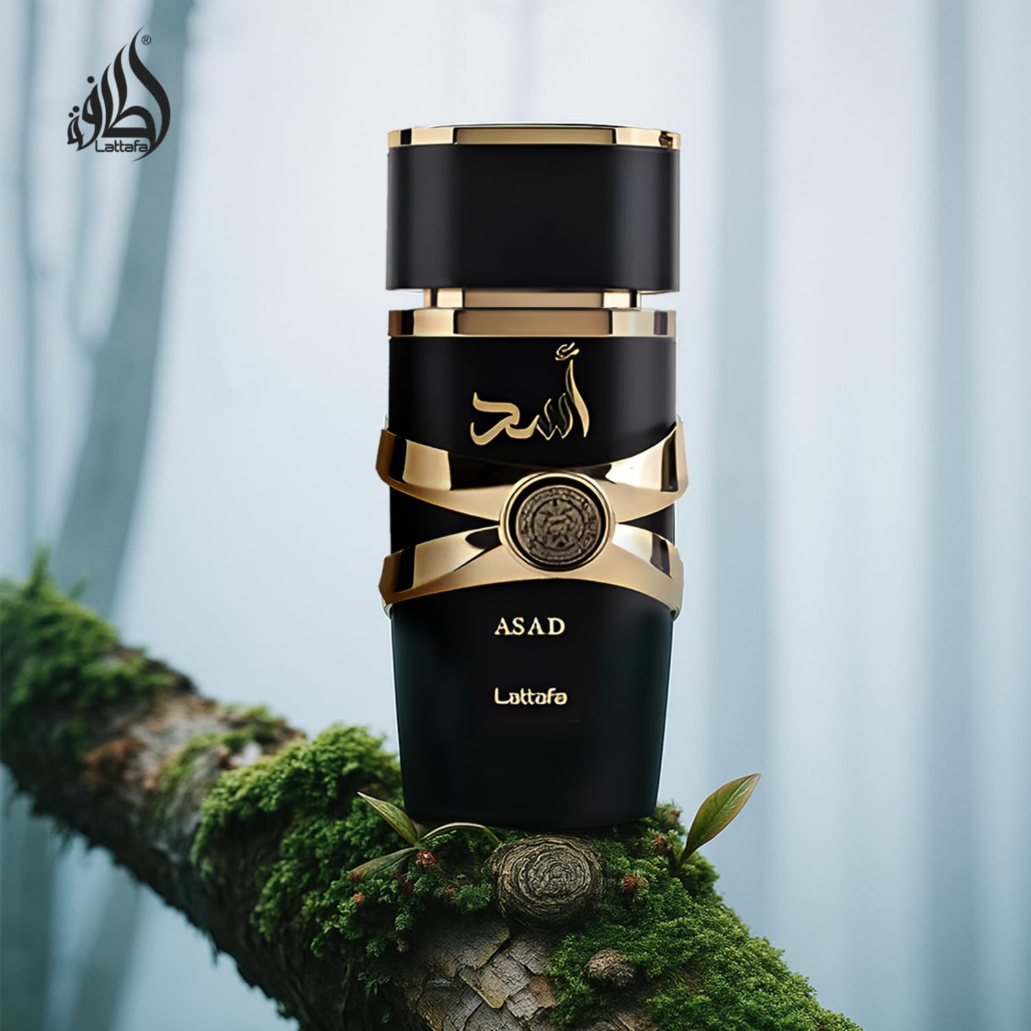 Lattafa Asad unisex EDP bottle illustrating versatile scent for all genders