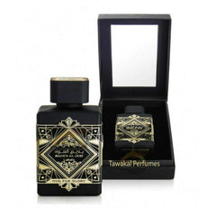 Lattafa Bade'e Al Oud Glory box packaging signals luxury gifting.