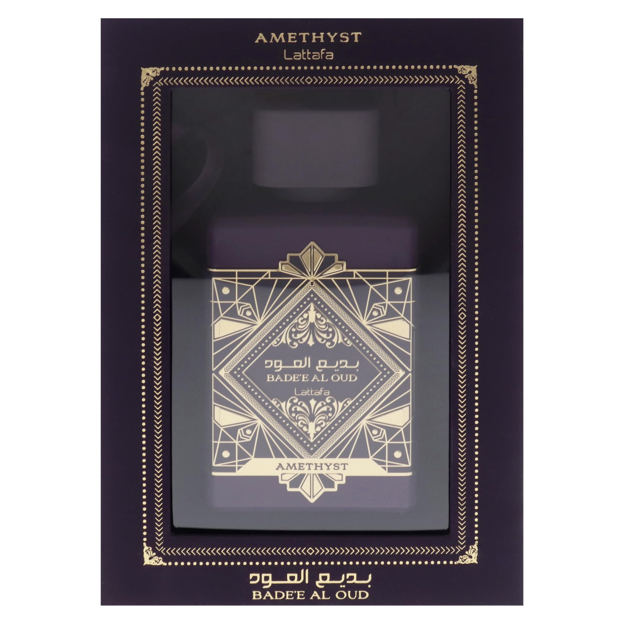 Lattafa Bade'e Al Oud Amethyst rose heart note hints at romantic versatility