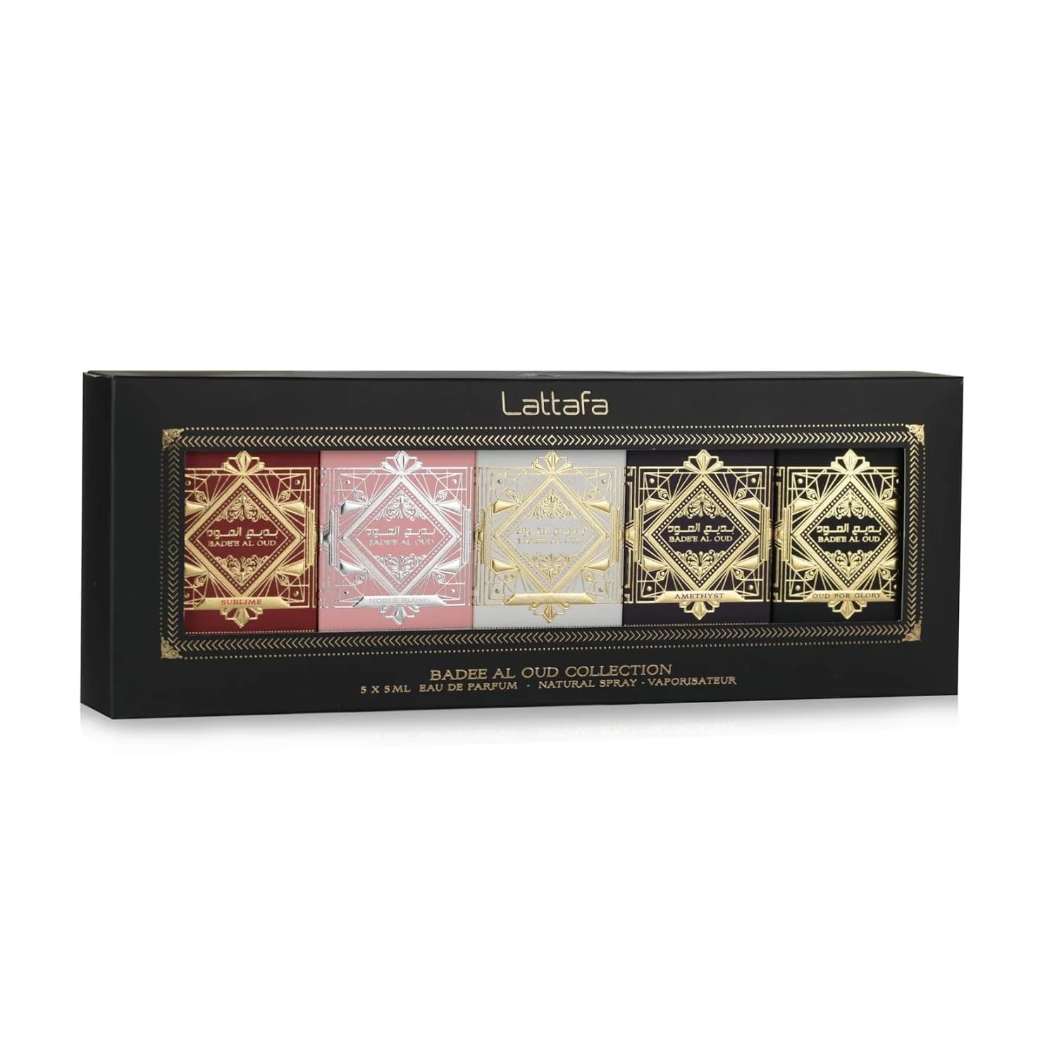 Lattafa Bade'e Al Oud Sublime bottle for fruity-floral warmth during special moments