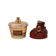 Lattafa Choco Overdose middle notes feature cocoa powder and cupcake depth