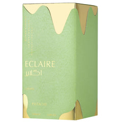 Lattafa Eclaire Pistache gift box suggests a premium, indulgent gift option.
