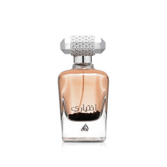 Lattafa Ekhtiari bottle front view for unisex fragrance versatility.
