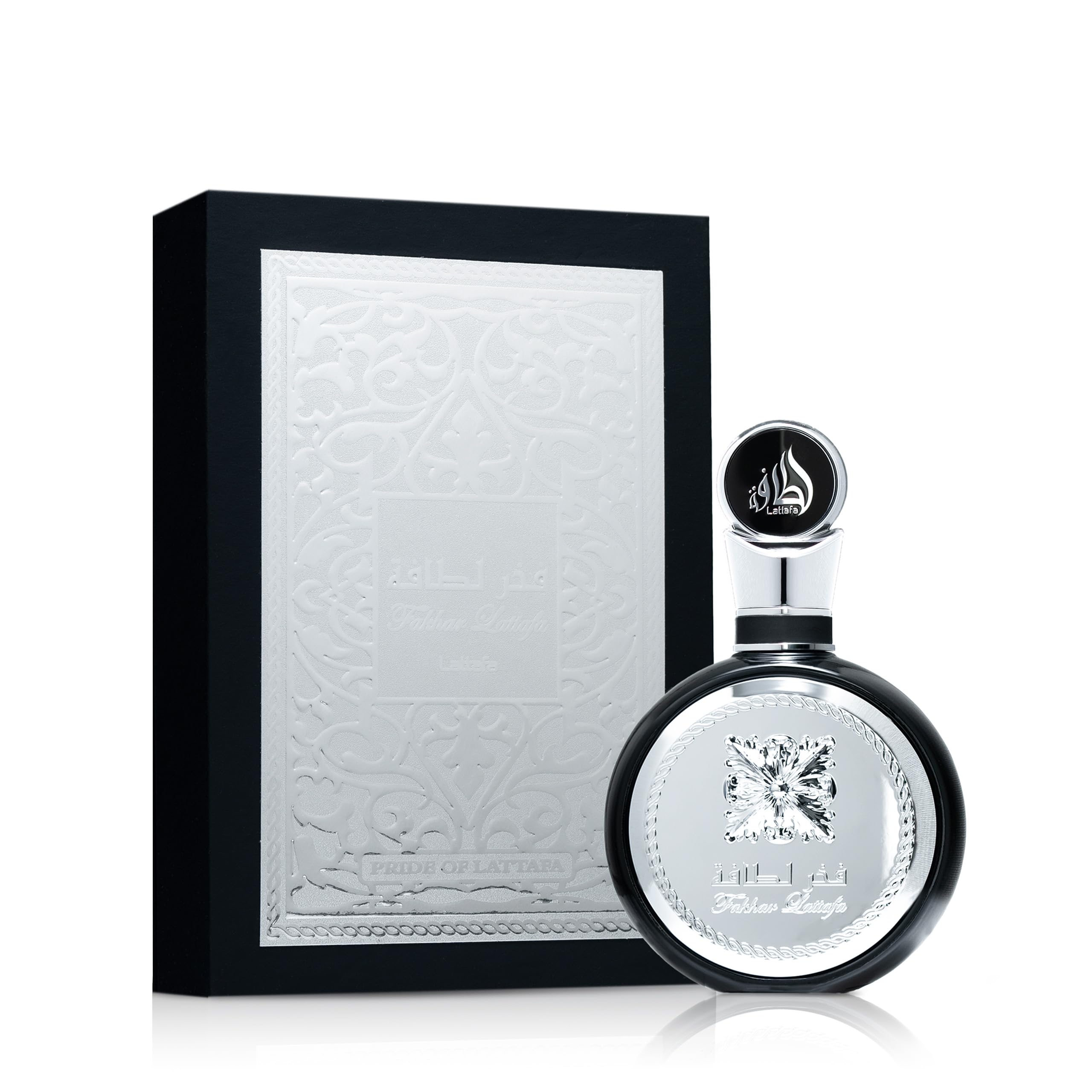 Lattafa Fakhar packaging box, premium presentation ideal for gifting.