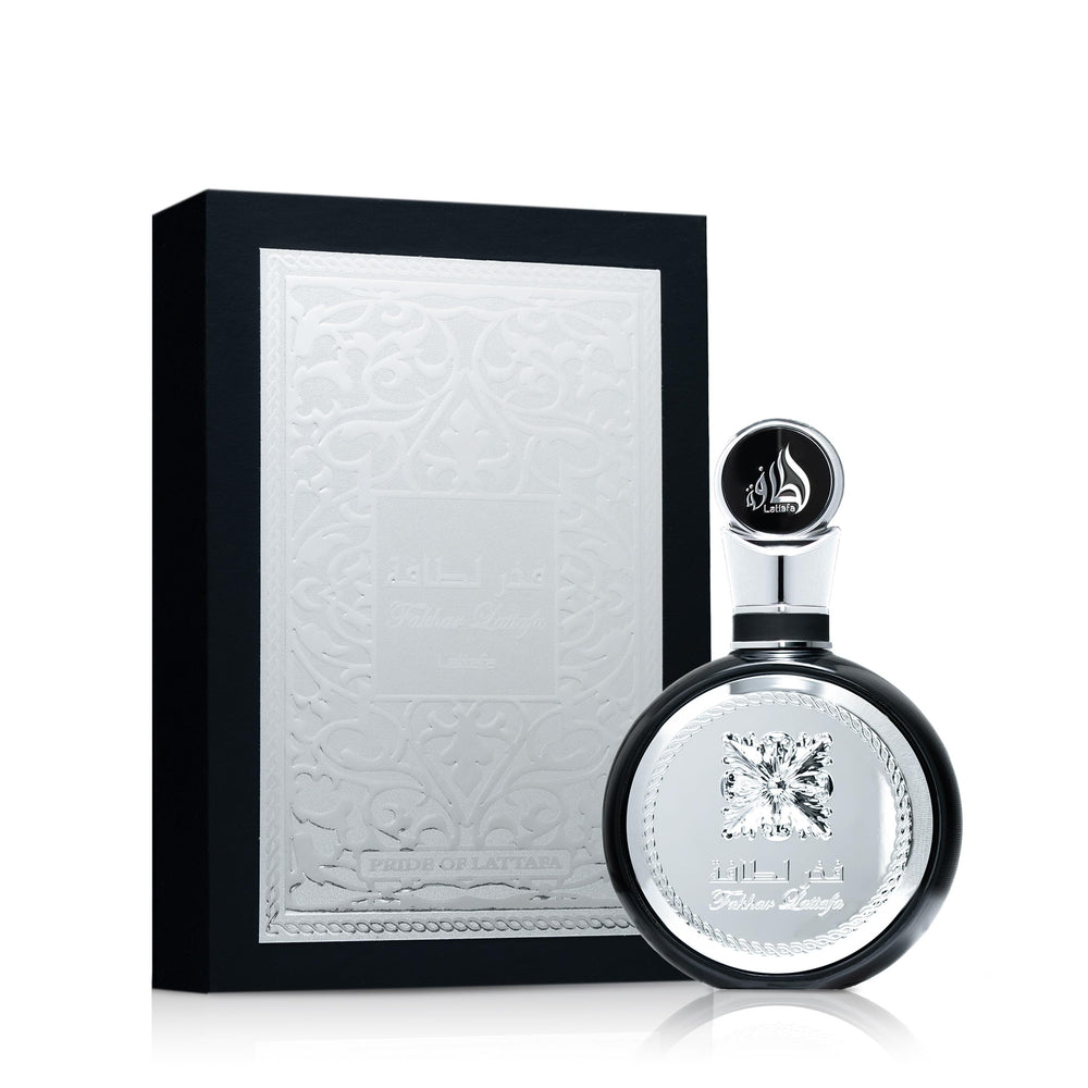 Lattafa Fakhar packaging box, premium presentation ideal for gifting.