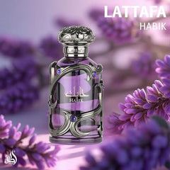 Lattafa Habik opening notes of cardamom and pepper evoke energized confidence