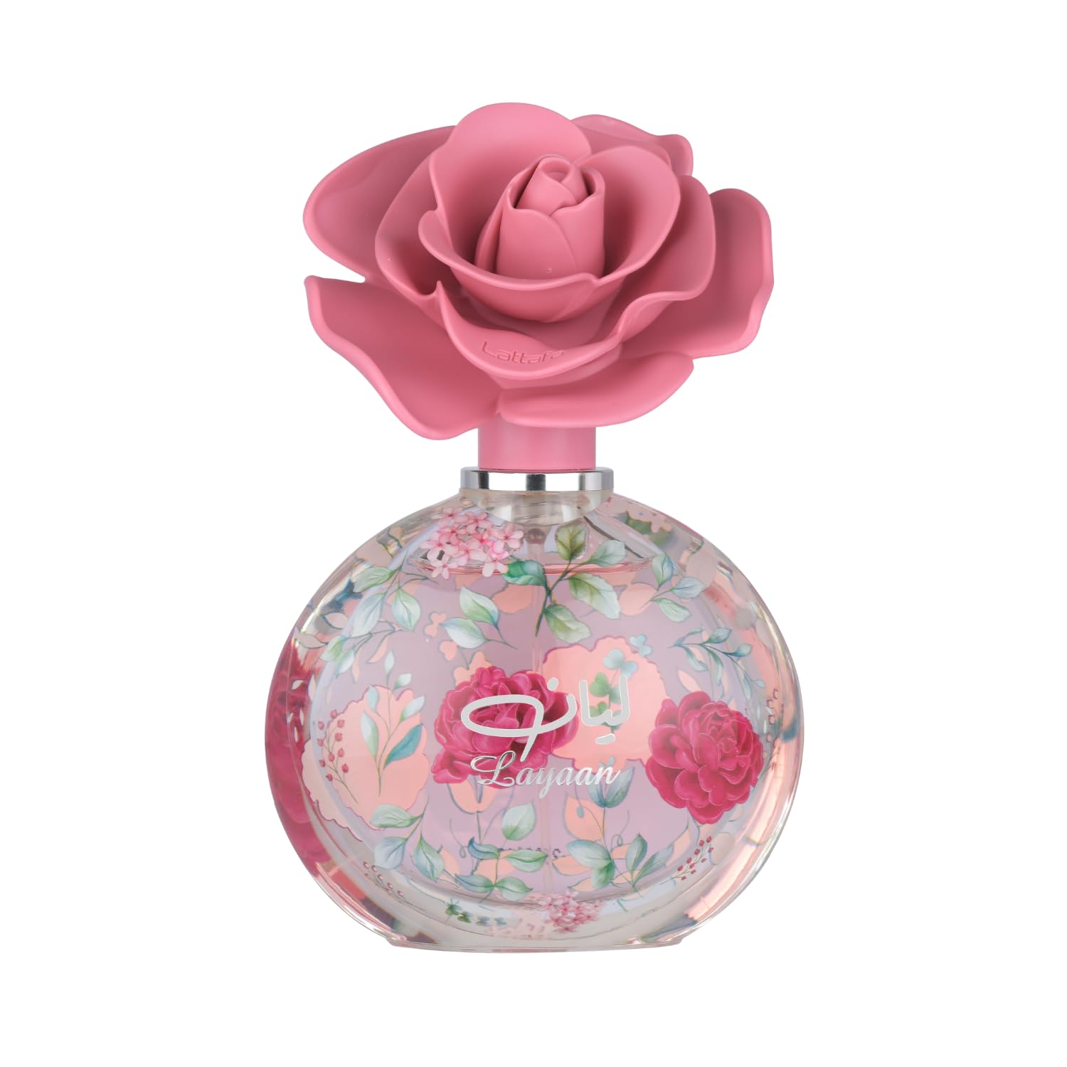 Lattafa Layaan bottle-front view signaling elegant daily wear.
