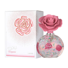 Lattafa Layaan packaging-box presenting gift-ready premium presentation.