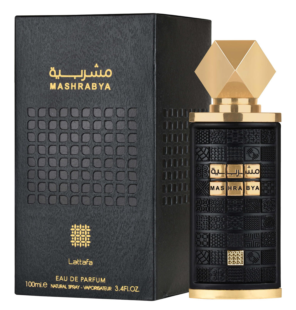 Lattafa Mashrabya apple shisha note close-up hints at vibrant opening.
