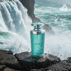 Lattafa Mayar Natural Intense bottle and packaging on a vanity for premium gifting