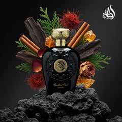 Lattafa Opulent Oud outer box conveys gifting appeal and premium packaging