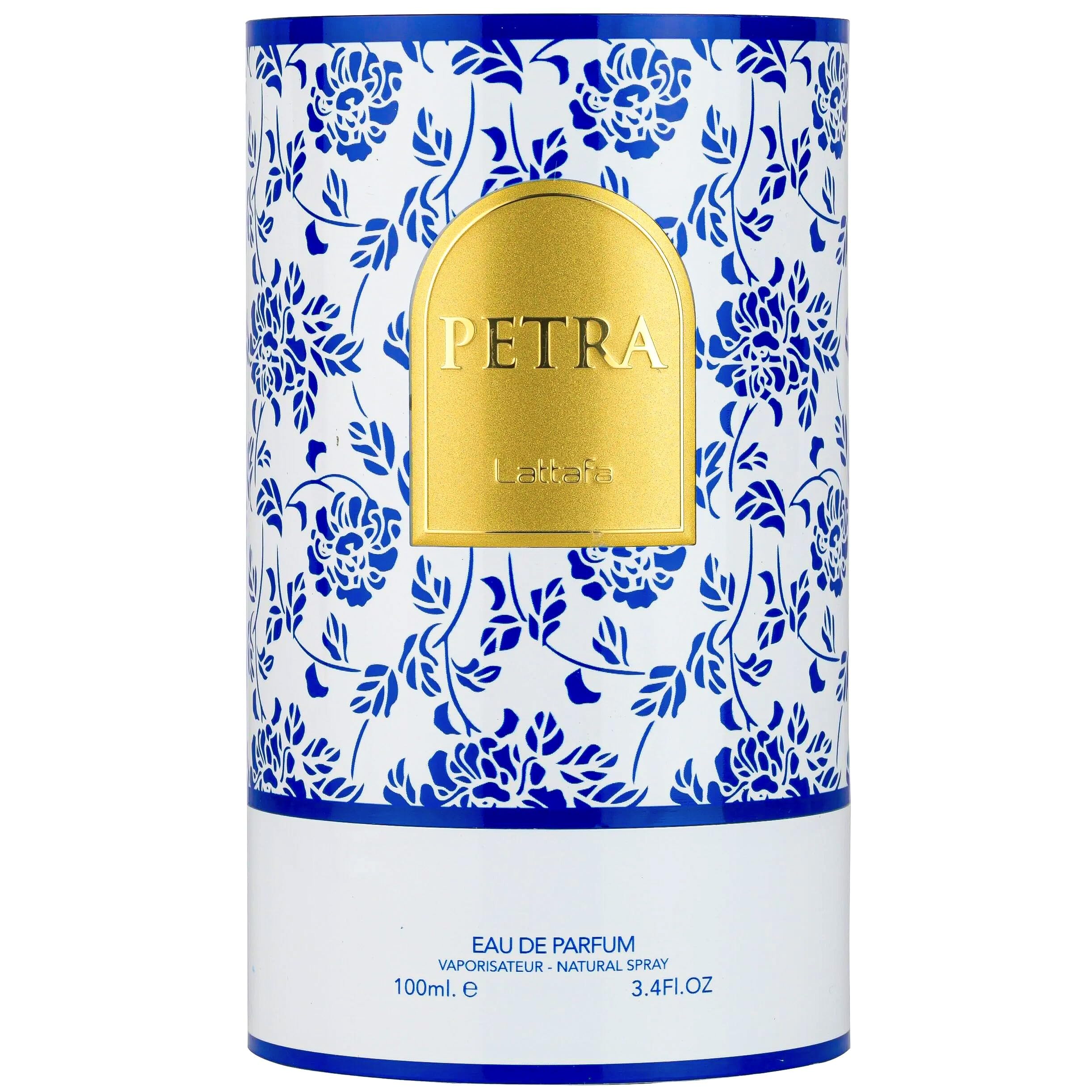 Lattafa Petra unboxing scene, ideal gift for fragrance lovers.