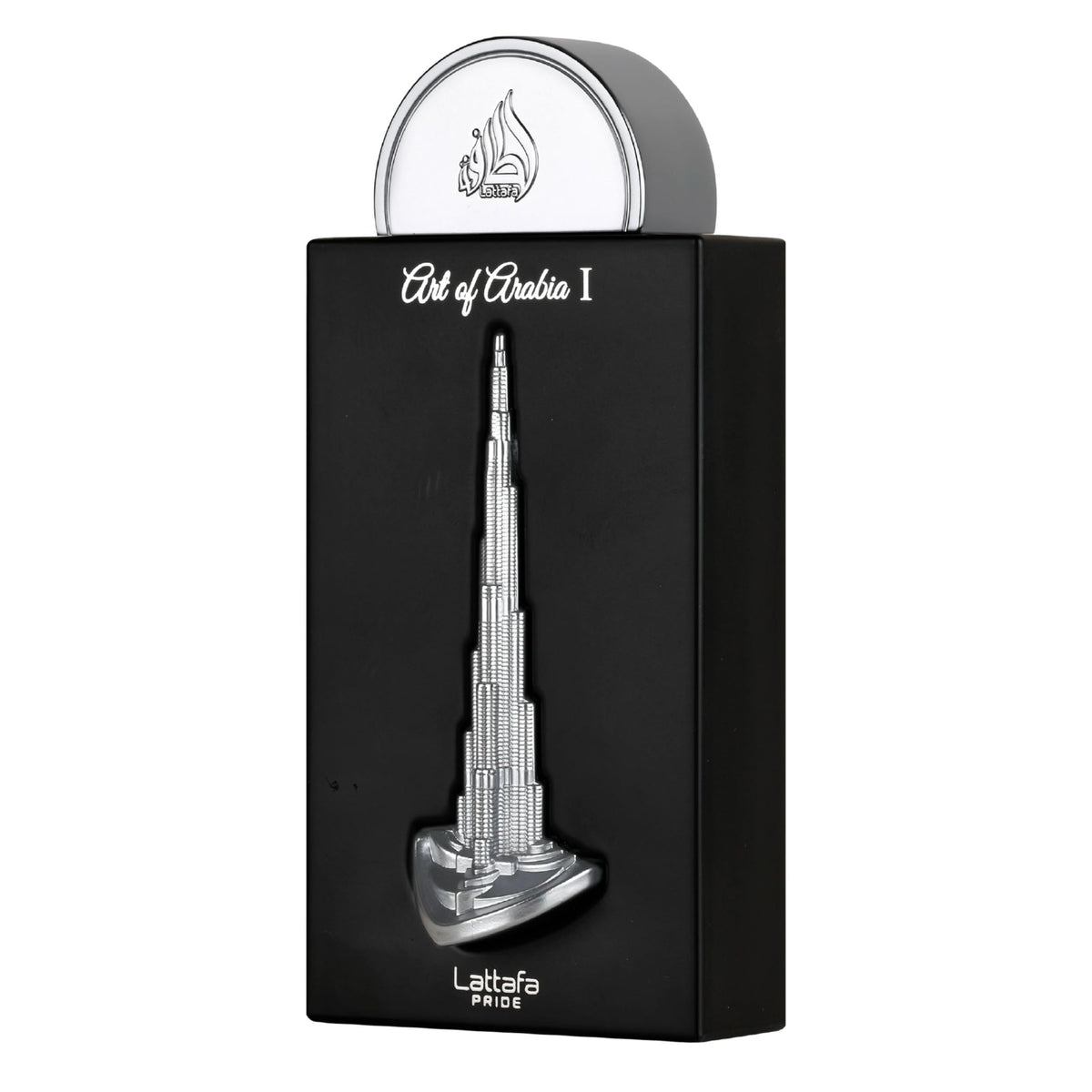 Lattafa Pride Art of Arabia I bottle closeup for daily unisex fragrance wear