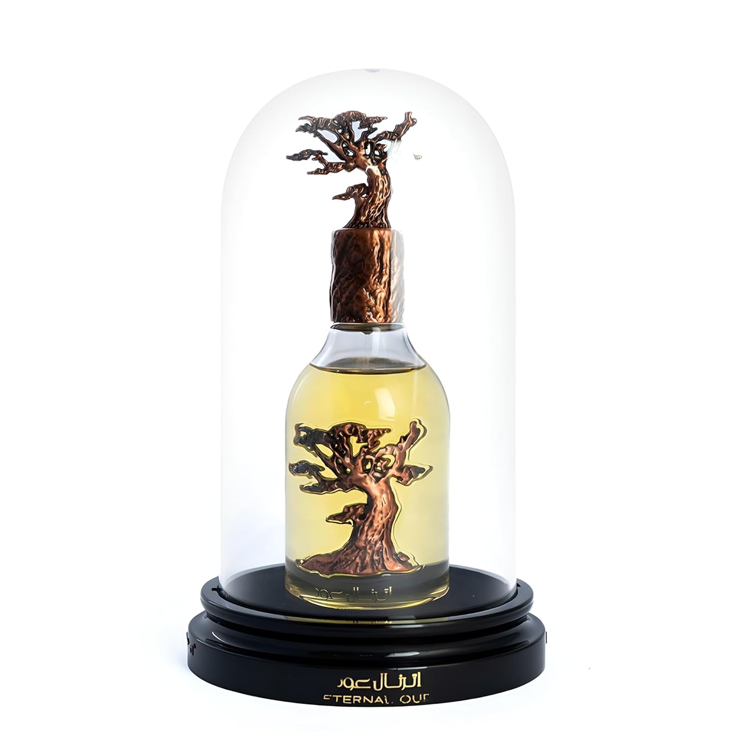 Lattafa Pride Eternal Oud model wear, versatile scent for day and night