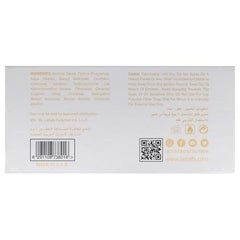 Lattafa Pride Shaheen Gold gold-tone packaging conveys luxury and long-lasting fragrance anticipation.