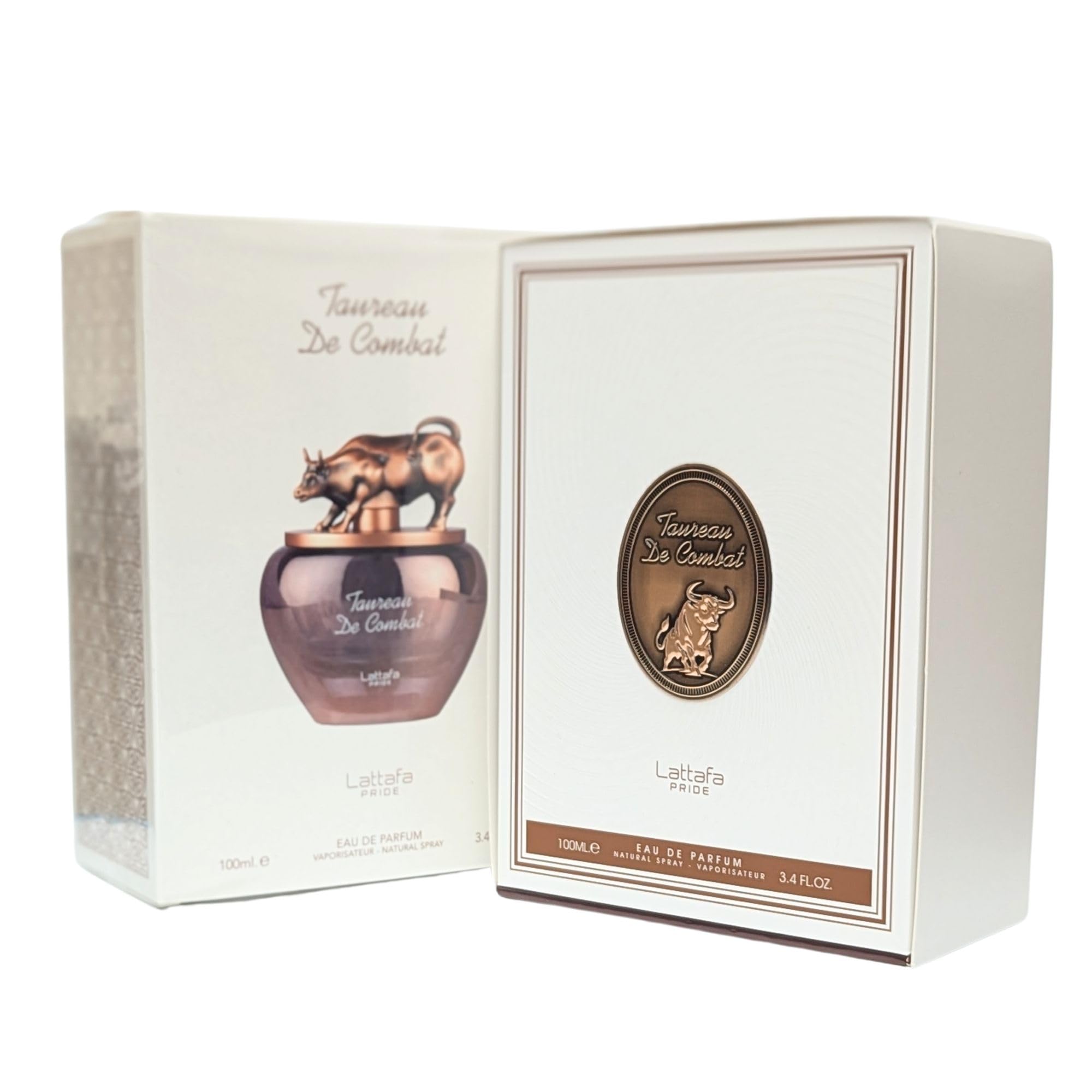 Lattafa Pride Taureau De Combat base notes linger with vanilla and patchouli.