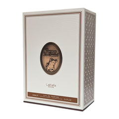 Lattafa Pride Taureau De Combat heart notes showcase cashmere and tobacco elegance.