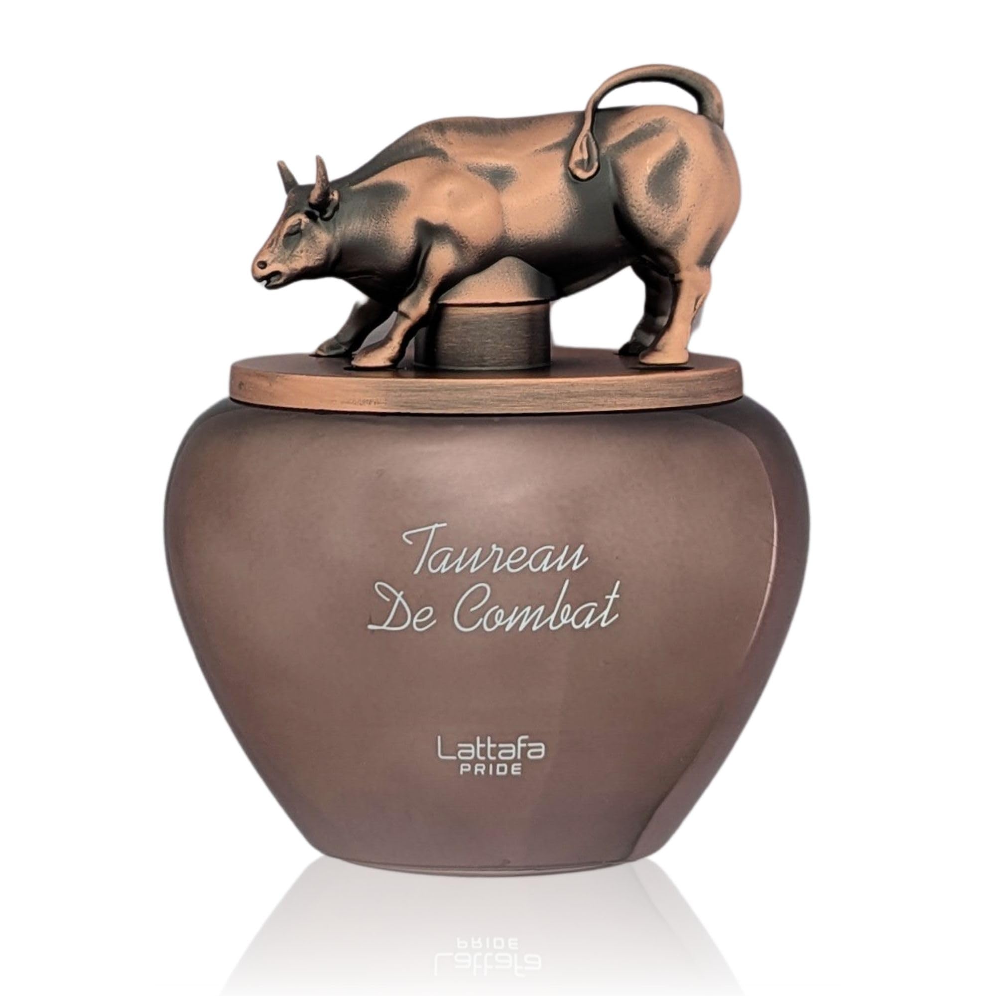 Lattafa Pride Taureau De Combat top notes with amber and spices.