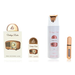 Lattafa Pride Vintage Radio bottle front view for confident daily scent