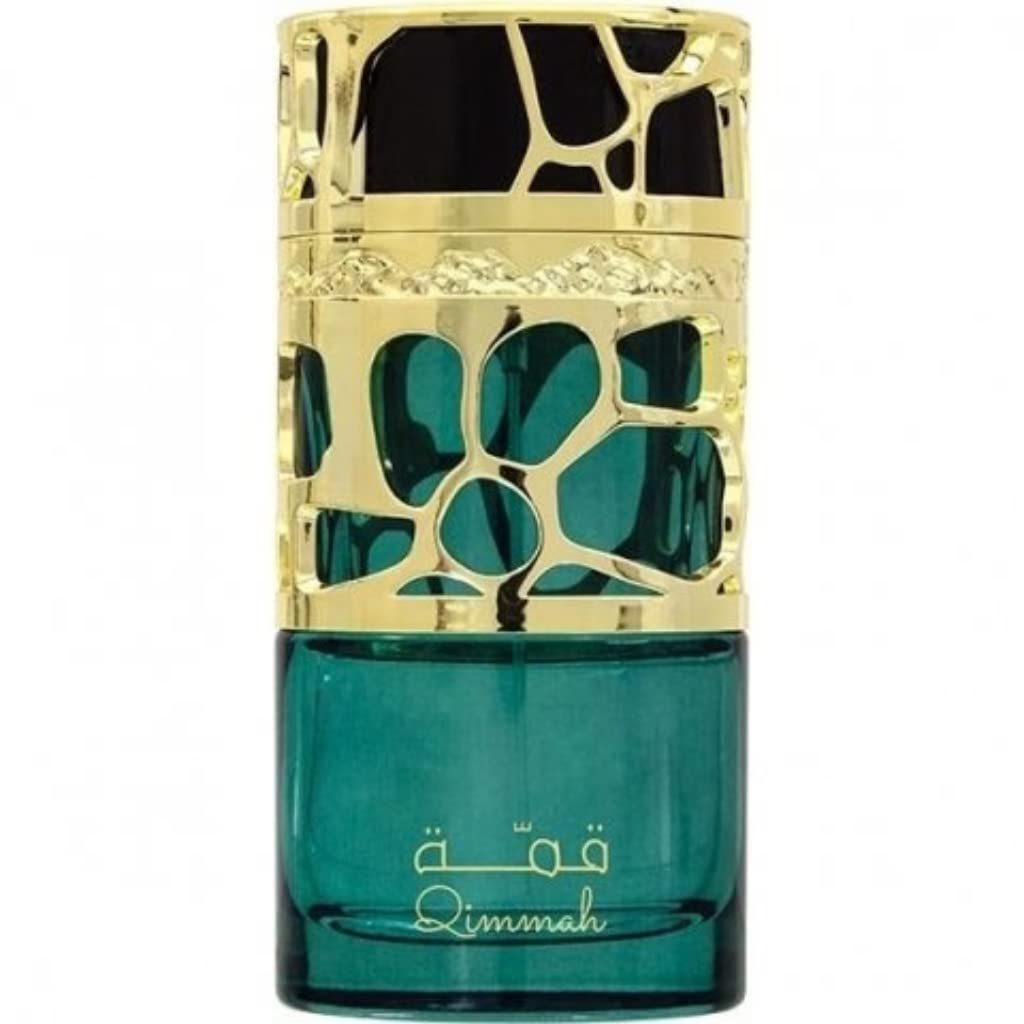 Lattafa Qimmah packaging image signals premium presentation suitable for gifting