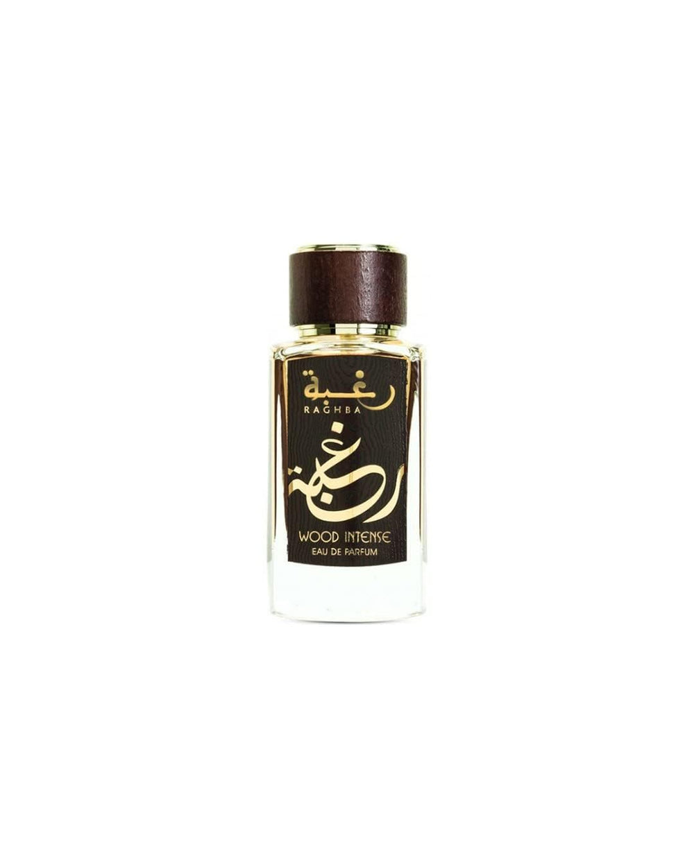 Lattafa Raghba Wood Intense base notes vanilla amber musk evoke warmth