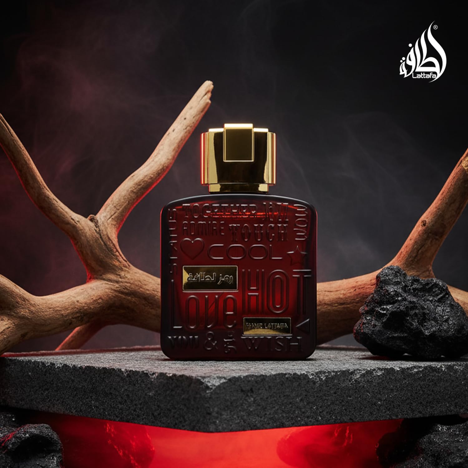 Lattafa Ramz Gold visual emphasizing opulent oriental-spicy character.