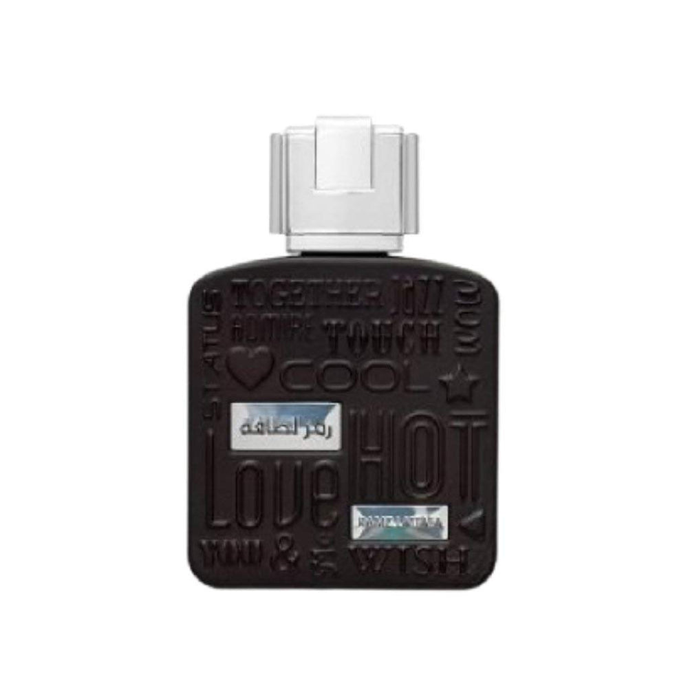 Lattafa Ramz Silver bottle base notes featuring vanilla, tonka and guaiac warmth