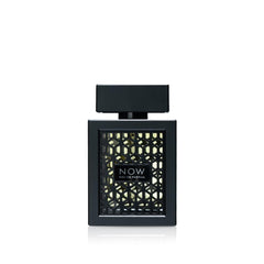 Lattafa Rave Now bottle front showcases a bold design for confident evening wear.