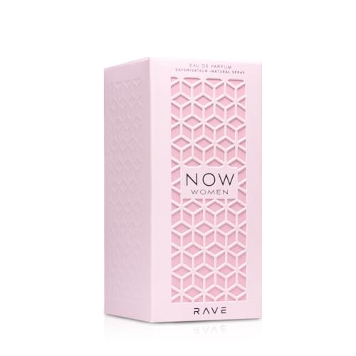 Lattafa Rave Now fragrance-mist spray reveals daytime-ready aroma.