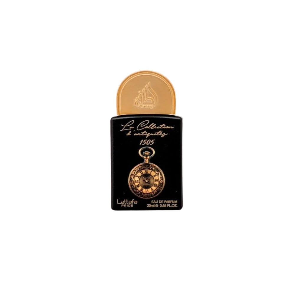 Lattafa Shaheen Gold EDP bottle—luxurious scent for chic occasions.
