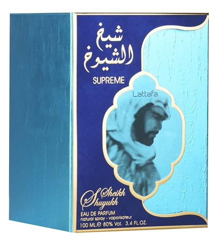 Lattafa Sheikh Al Shuyukh Supreme reveals caramel, patchouli, and woody base layers.