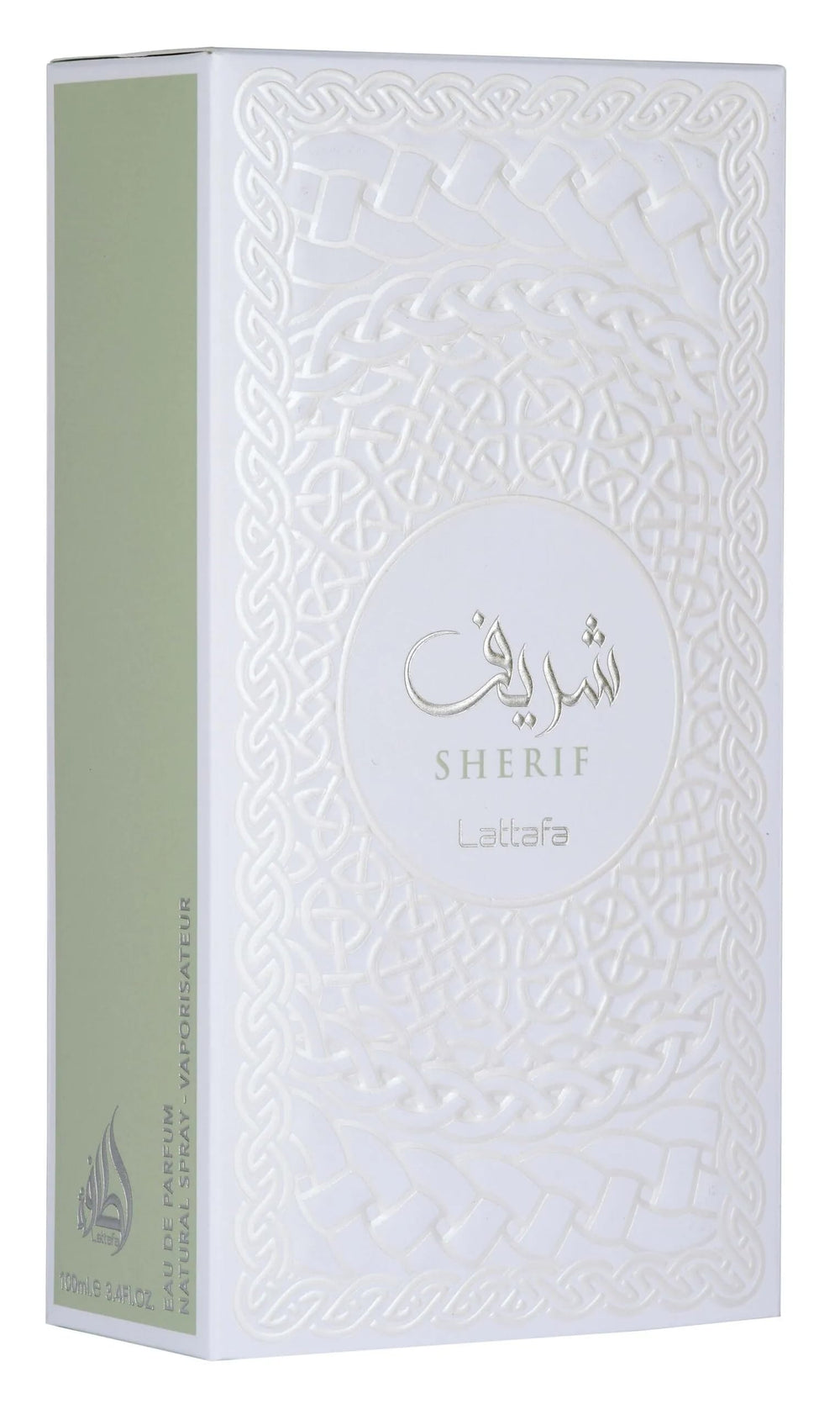 Lattafa Sherif base notes oakmoss, musk, and amber for a warm, lasting finish.