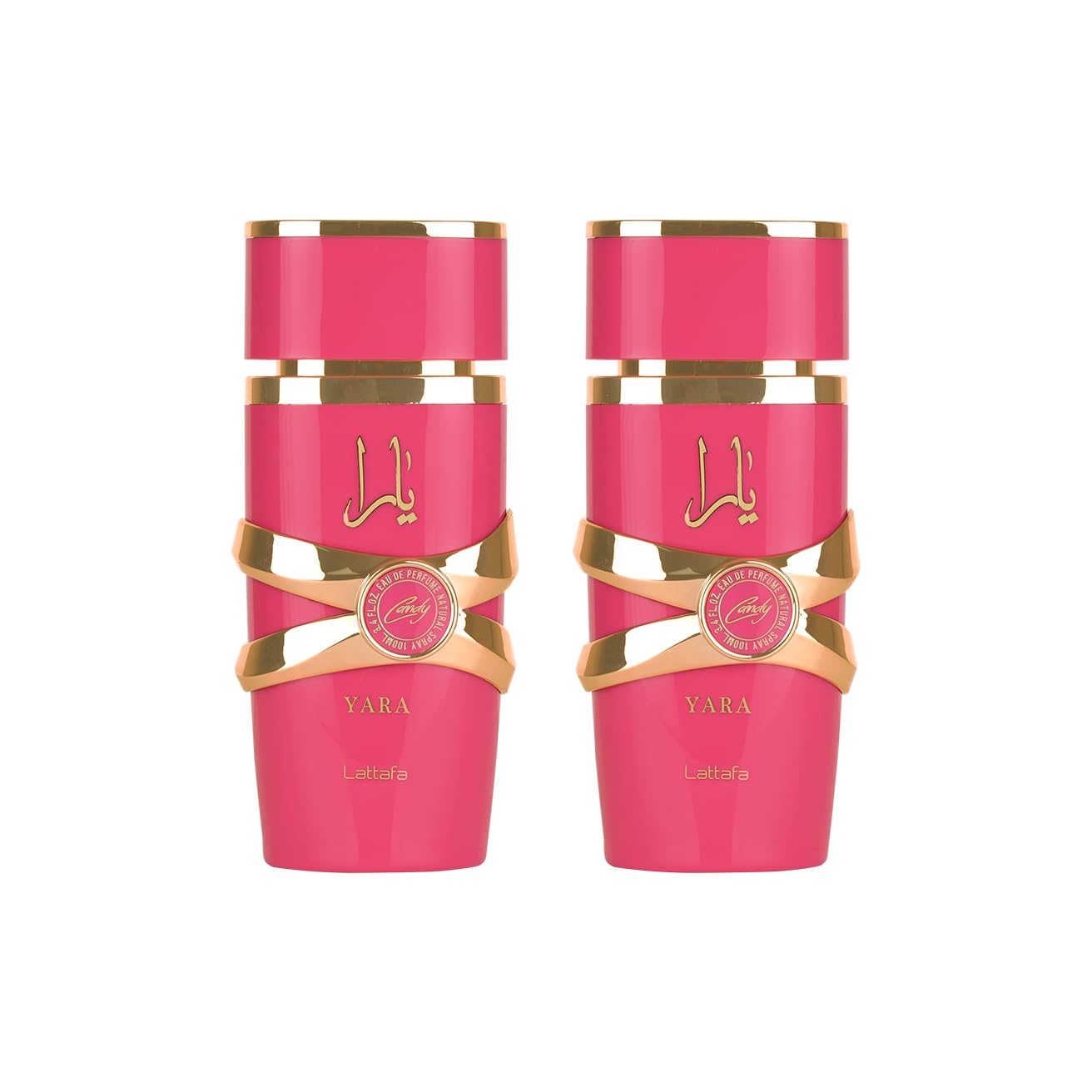 Lattafa Yara Candy EDP bottle front view, daily elegance and subtle sweetness