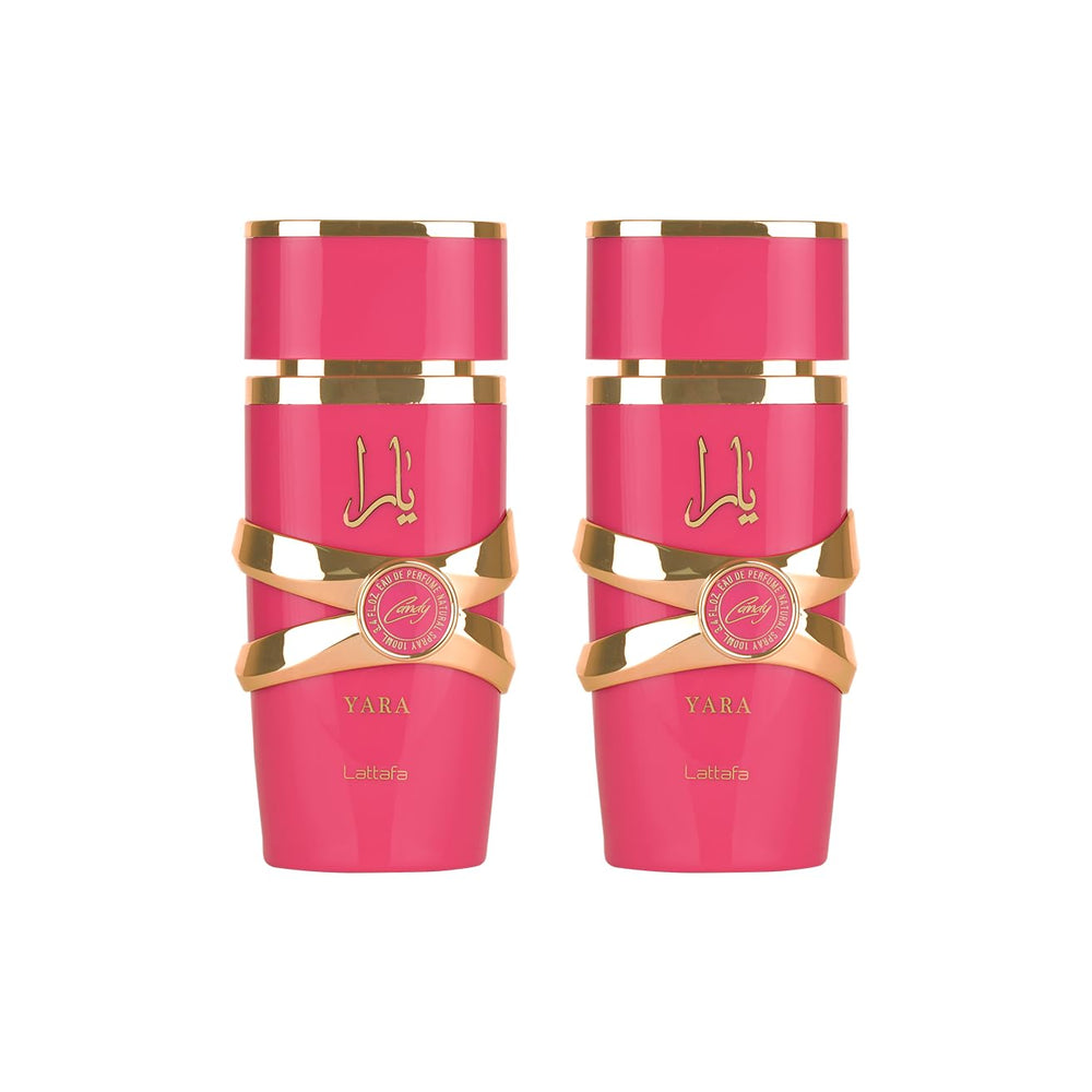 Lattafa Yara Candy EDP bottle front view, daily elegance and subtle sweetness