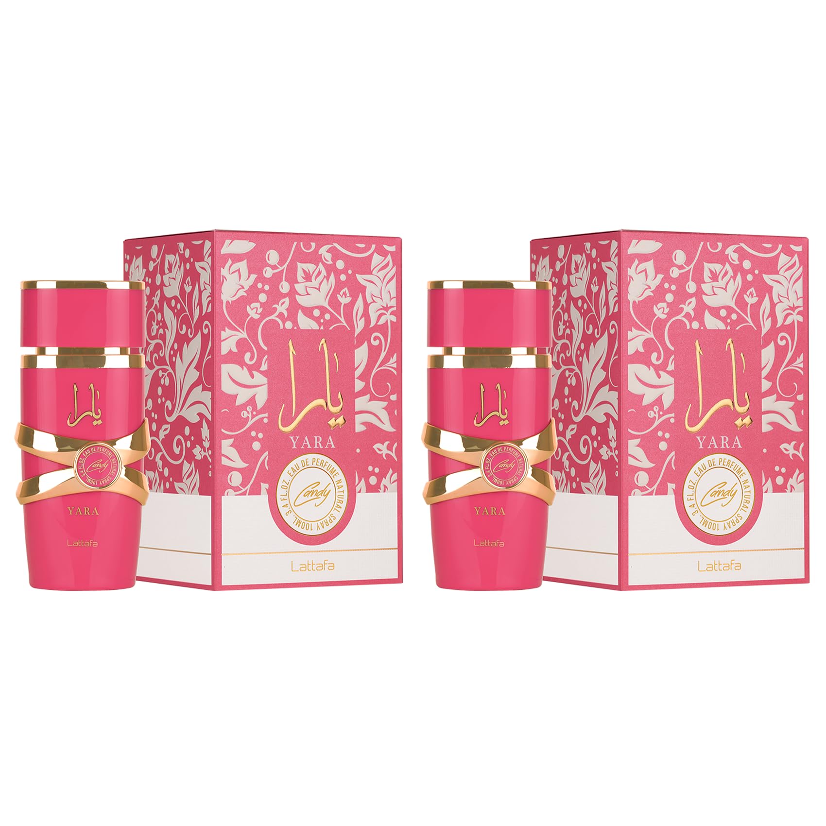 Lattafa Yara Candy EDP packaging box, gift-ready presentation and home display