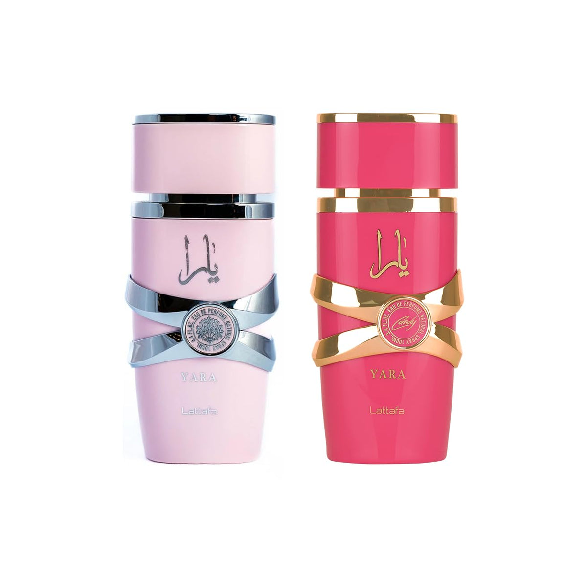 Lattafa Yara eau de parfum spray bottle—long-lasting, elegant evening fragrance.