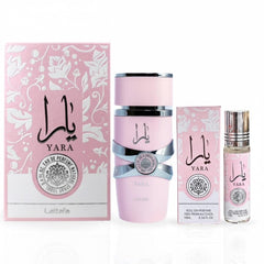 Lattafa Yara EDP bottle 3.4oz for daily elegance and confidence.