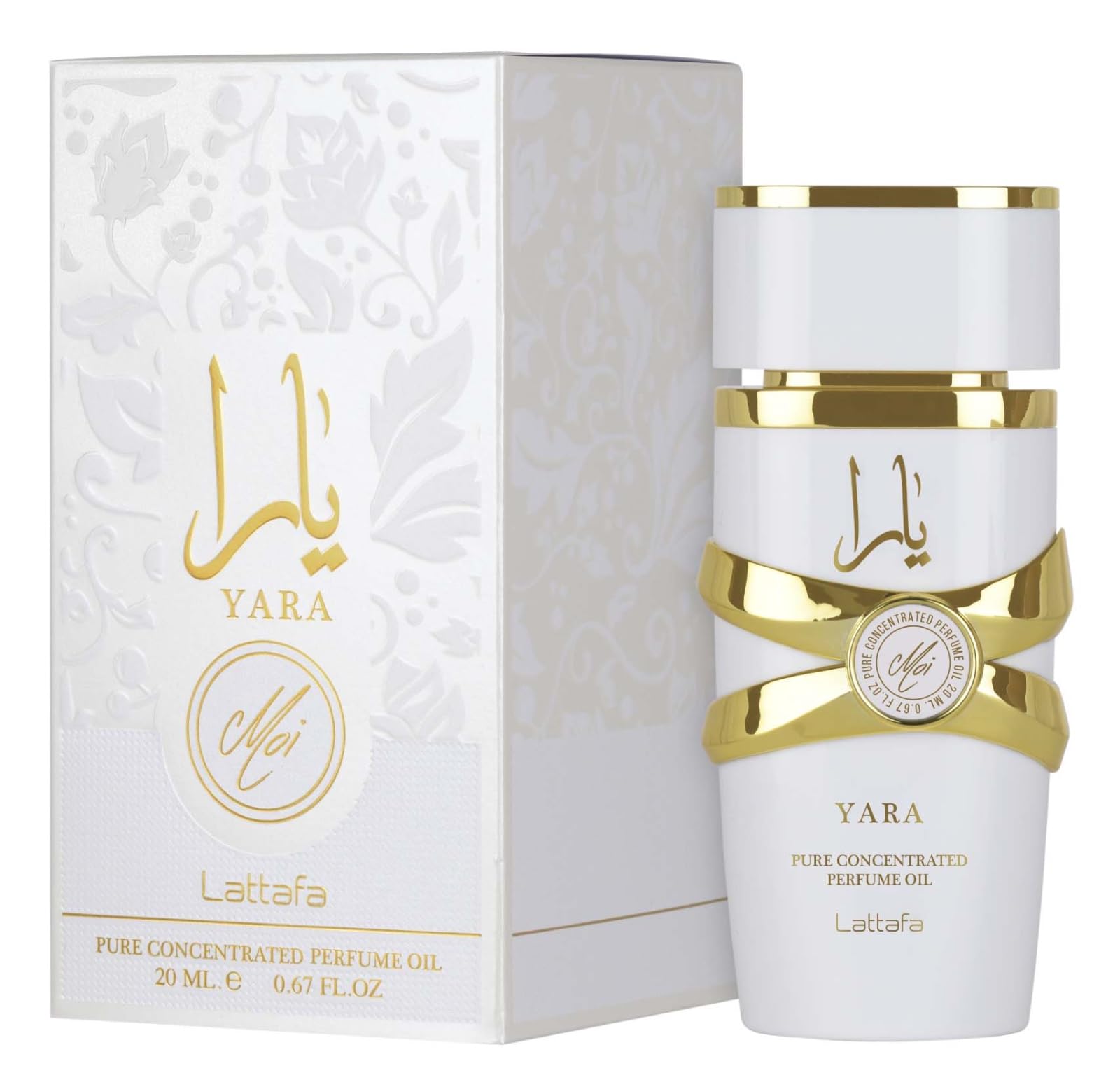 Lattafa Yara Moi base notes of vanilla, cashmeran and patchouli provide lasting warmth