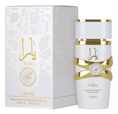Lattafa Yara Moi base notes of vanilla, cashmeran and patchouli provide lasting warmth