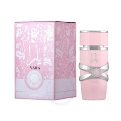 Lattafa Yara packaging signals Arabic luxury for special occasions.