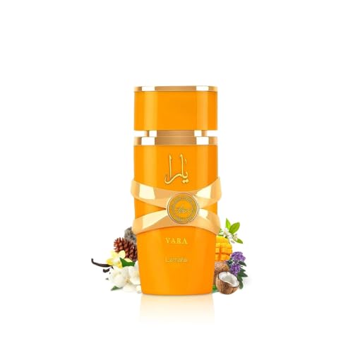 Yara Tous top notes coconut-mango-passionfruit convey tropical vibes for daytime.