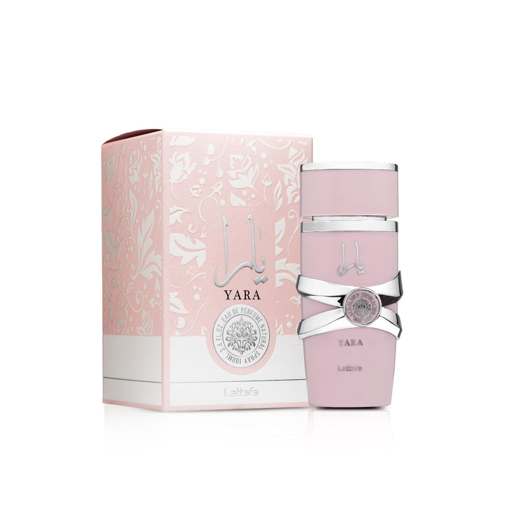 Lattafa Yara vanilla sandalwood musk base conveys warmth and lasting comfort