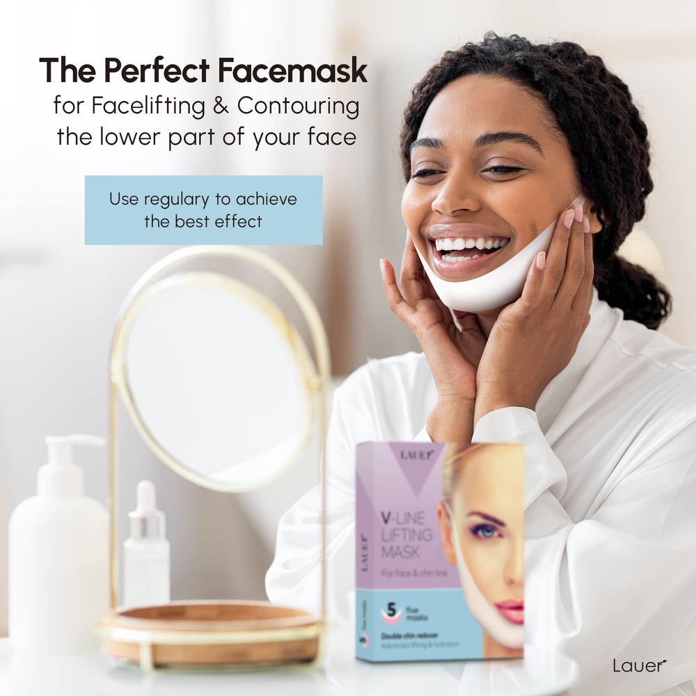 Lauer Cosmetic Chin Contour Firming Routine photo suggests easy daily self-care