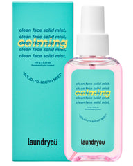 LAUNDRYOU Clean Face gel-to-mist bottle delivers instant hydration and redness relief.